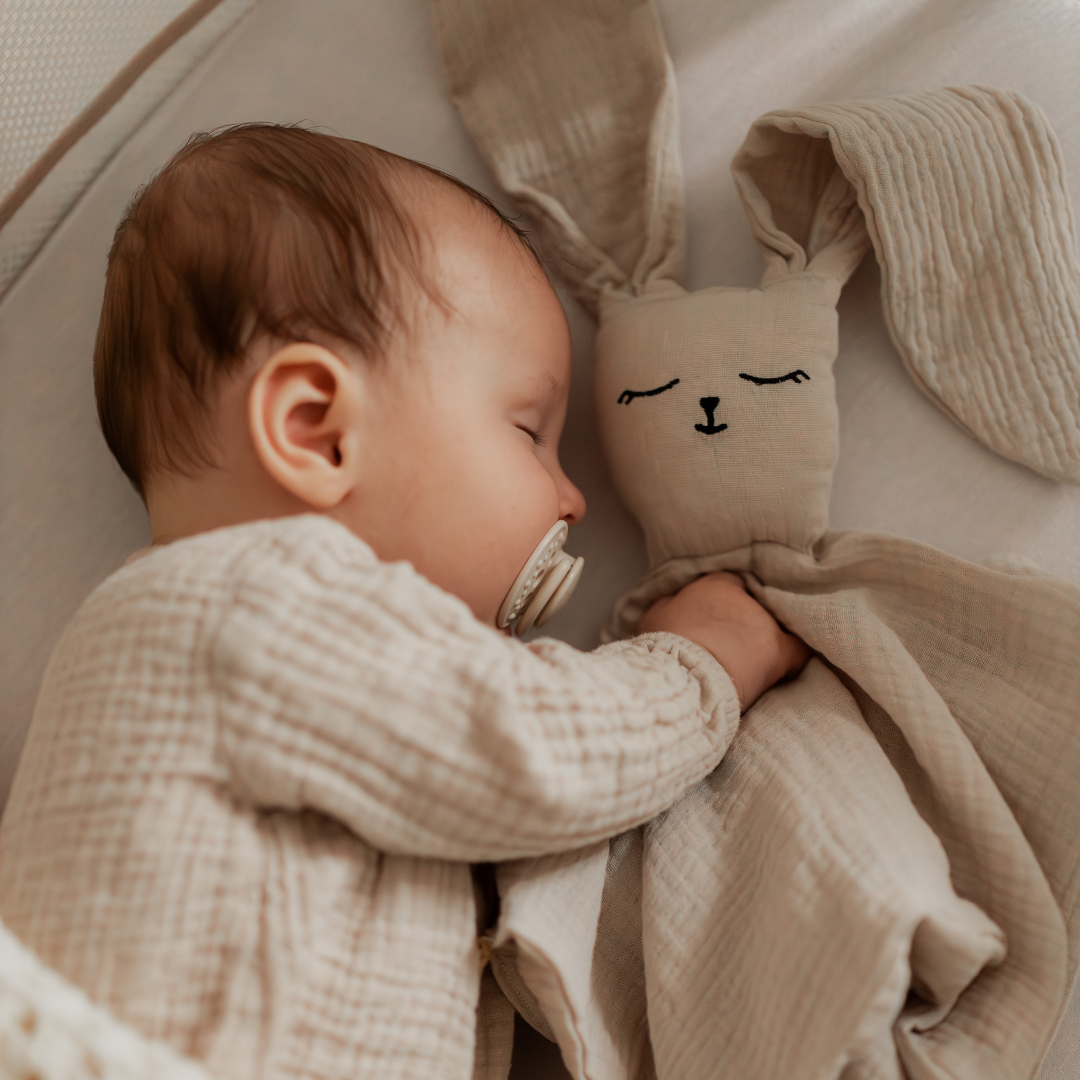 MyBabyBottle - muślinowa przytulanka Króliczek