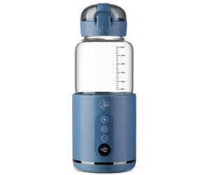 Portable baby bottle, water and milk warmer - blue